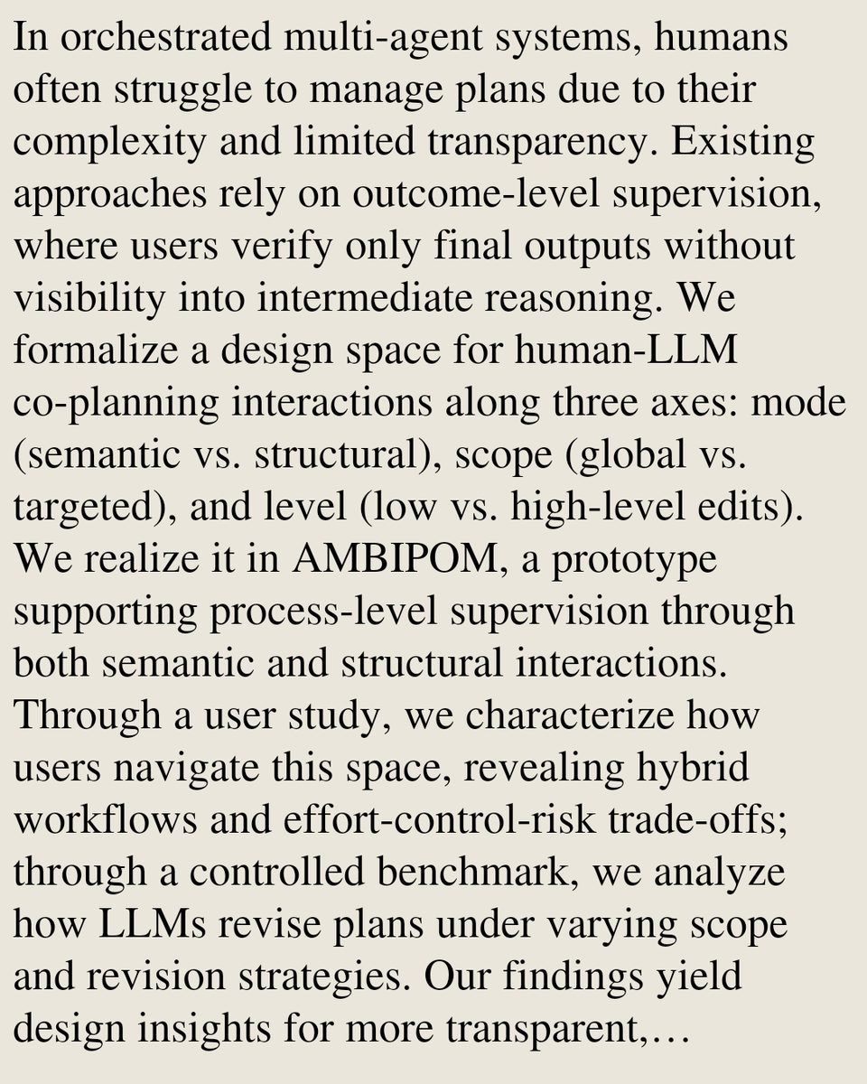 Multiagent Systems Papers tweet media