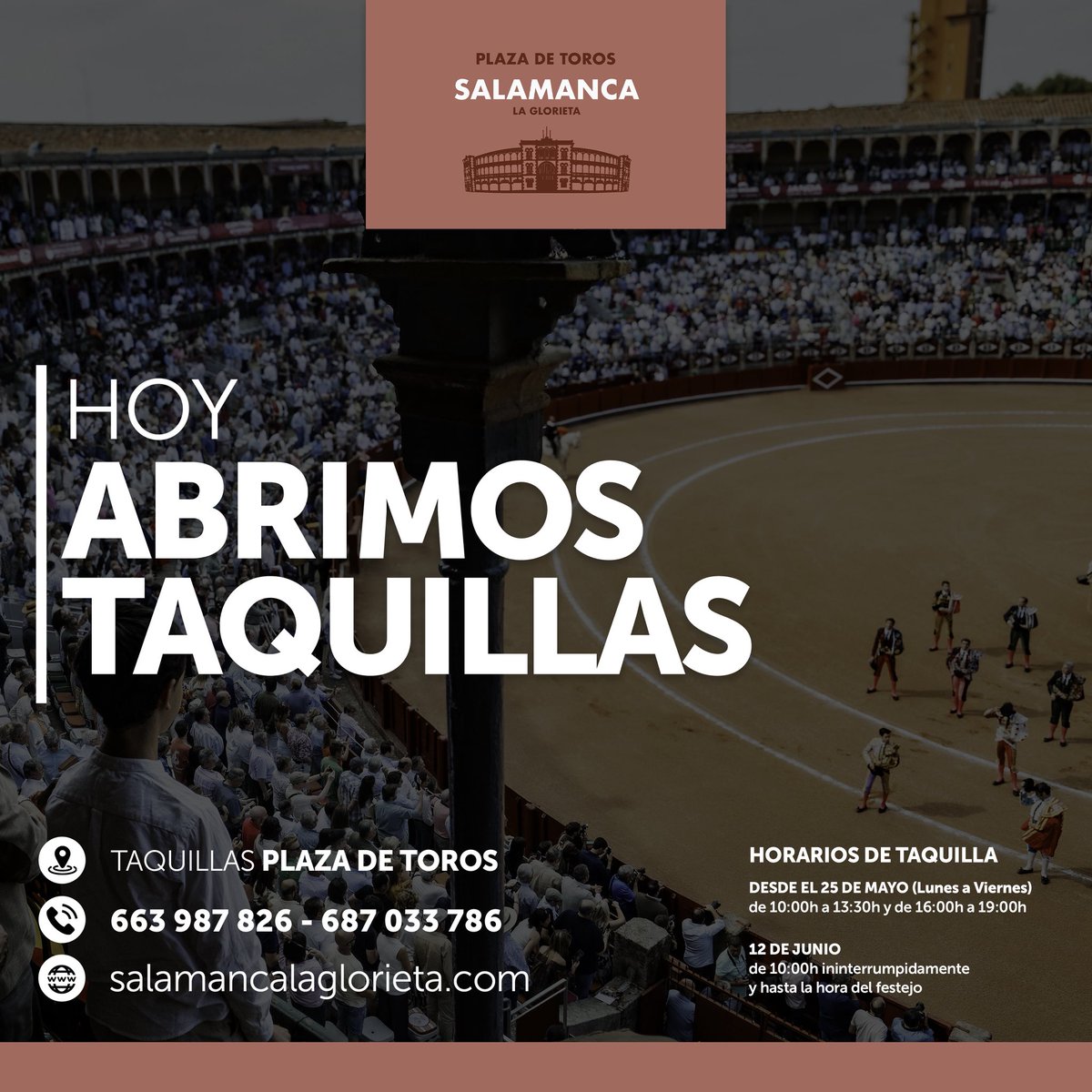 Plaza de Toros de Salamanca - La Glorieta tweet media