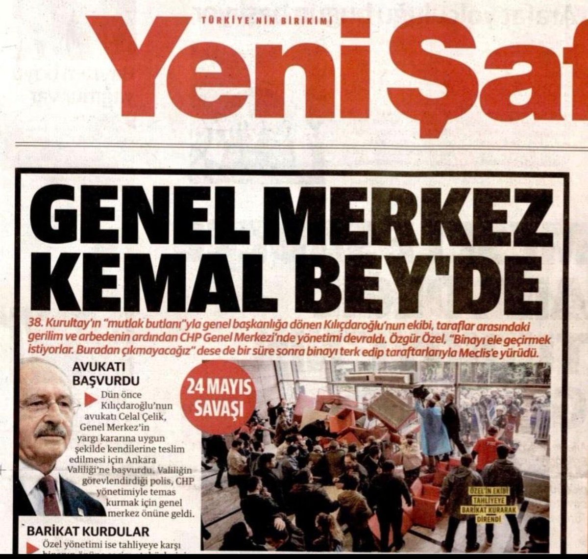 avidrissahin's tweet photo. Yeni Şafak’ın hızına yetişe bilene aşk olsun.!!! 
Bay Kemal bir günde Kemal Bey oldu. https://t.co/SzAhvvqMRk