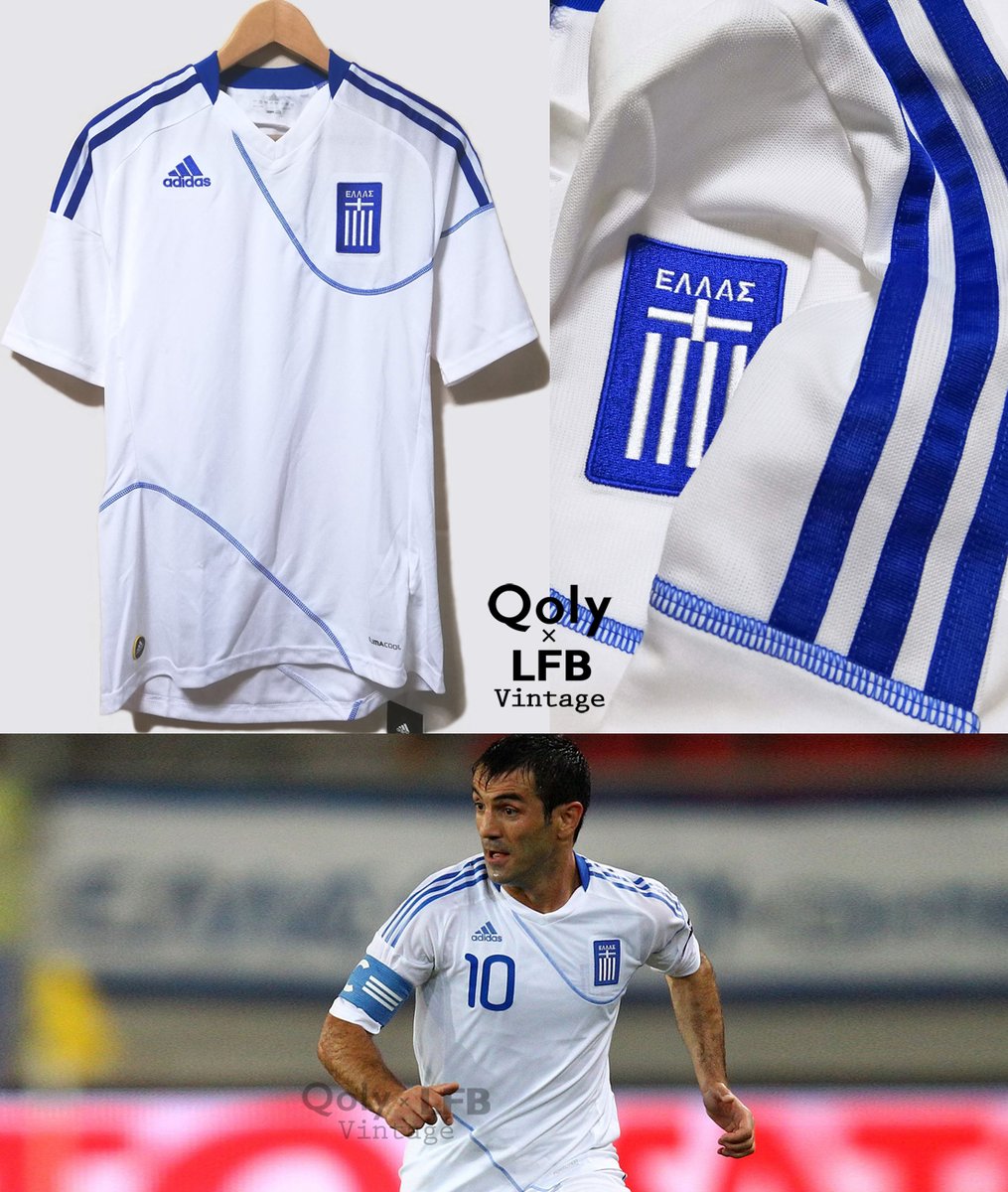 新品】 🇬🇷ギリシャ代表 2010 adidas ホーム半袖 ユニフォーム