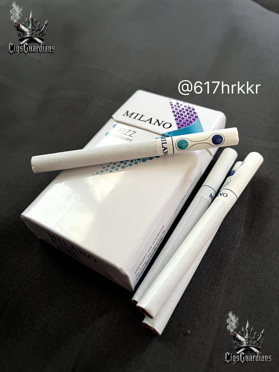 cyldoRan's tweet photo. 💜💙 Milano Fizz Capsules มาแล้ว! 2 แคปซูล กดสลับรสได้ แพ็คดีไซน์สวยสะอาด ✨ 
ราคา 50 บาท/ซอง เท่านั้น!
ทักมาเลย 👉 Line: @617hrkkr 
#Milano #บุหรี่ต่างประเทศ #บุหรี่นอก #บุหรี่นำเข้า https://t.co/K6qcTBm94b
