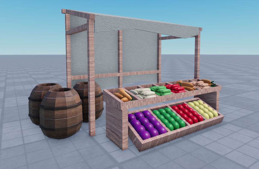 UncleL2_'s tweet photo. #robloxdev #robloxartㅤㅤㅤ 

trying to get back into building/modeling again

check out this produce stand🥕 https://t.co/k0zGgdmX2X