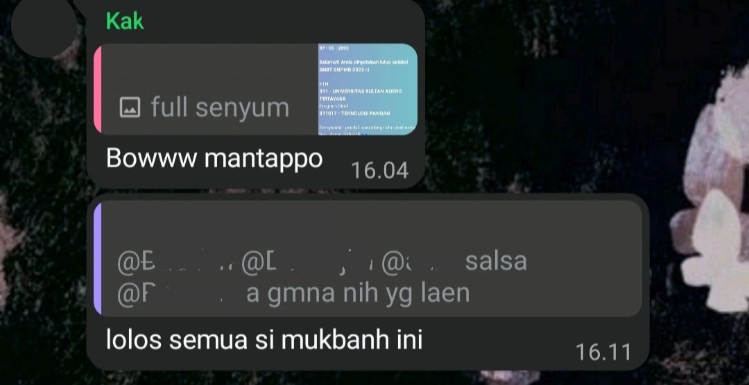 noctsaa's tweet photo. flashback pengumuman 3 tahun lalu yang sekarang udah pada jadi mahasiswa akhir https://t.co/aJzxUa27CN
