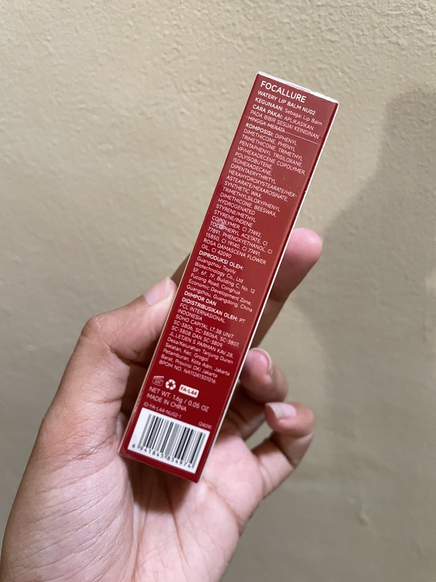 foundscara's tweet photo. DIJUAL‼️
Focallure Watery Lipbalm NU02
exp date 2027-09-20

30K dan masih tersegel

dijual karna belinya kelebihan satu. yg mau dm aja https://t.co/yNGi3mViAr