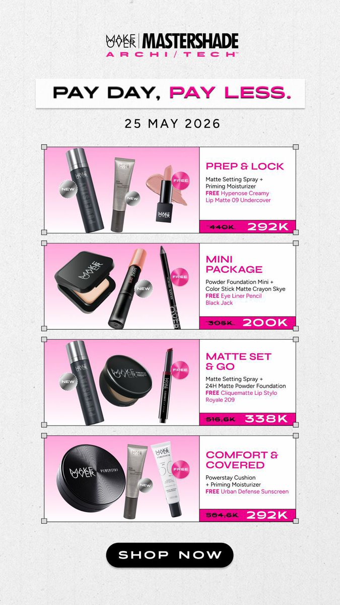 makeoverid's tweet photo. LETSGOOO SERBU REMINGTON &amp; FREE PRODUCT MAKEOVER GRATIS ITUUU! 🏃🏻‍♀️ https://t.co/CqB9RYNCpC