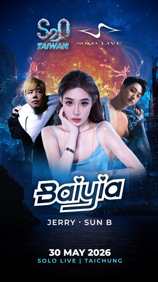 Doctor_SunB's tweet photo. See u in Taichung this Sat !
#S2O #Preparty #Taichung #🇹🇼 https://t.co/Vs6djWA5UE