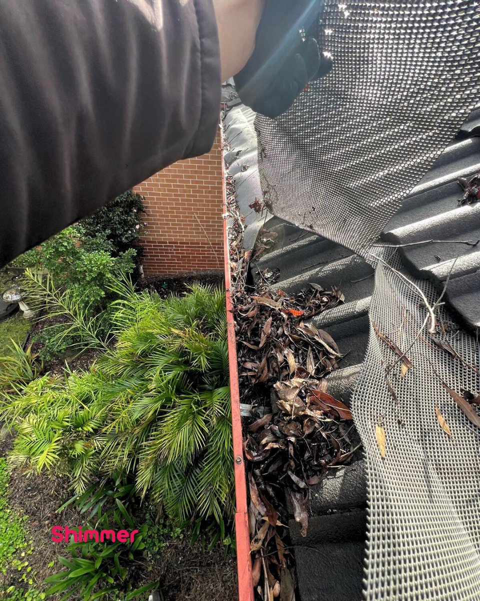 ShimmerGC's tweet photo. Gutter guards help, but they still need regular checks. Broken or clogged guards can trap debris, block drainage, and lead to costly repairs. 

Routine inspections keep systems working properly.

#GutterCleaning #PropertyMaintenance https://t.co/4EACaUFIOY