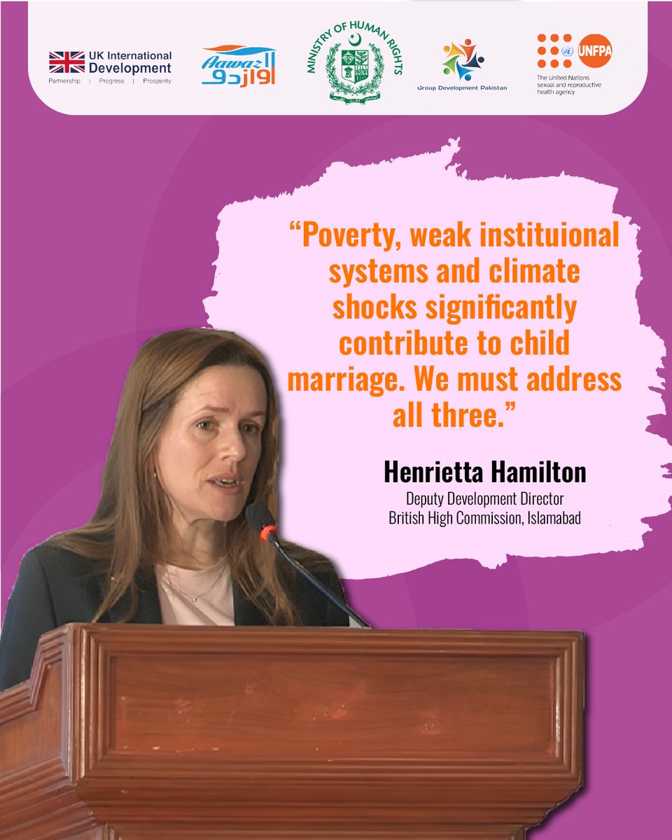 gdpakistan's tweet photo. #EndChildMarriage #NFECM #AdolescentRights #HumanRights #GenderEquality #Pakistan #RJ4C #FCDO 
@mohrpakistan @FCDOGovUK @UNFPAPakistan https://t.co/sUyl62eRSw