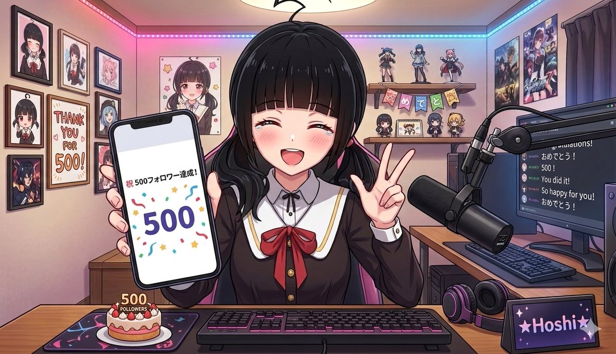 Sutezero2055's tweet photo. 「みんな！あ、ありがと！
私フォロワー500人達成したわ🎉
今後も少しずつすてぜろの
挿絵のリメイクを投稿したり
私なりに呟いていくから
みんなよろしくね！」
#ステ0 #AIart #AIイラスト https://t.co/0Oz8VF6Qza
