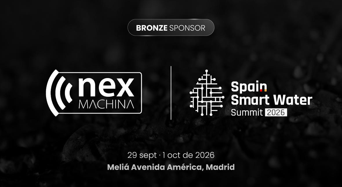 SWaterSummit's tweet photo. 📢 @Nexmachina es patrocinador Bronze del Spain Smart Water Summit 2026.  

📅Del 29 de septiembre al 1 de octubre de 2026.  
📍 Hotel Meliá Avenida América de Madrid.

https://t.co/xPWWYsOjrC https://t.co/TCskfMnHra