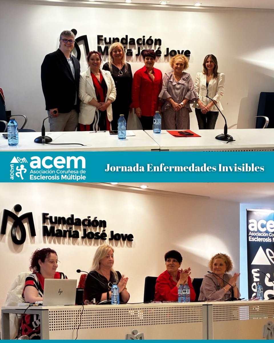 acemesclerosis's tweet photo. 💙 Gracias a todas las personas que nos acompañasteis en la jornada “Enfermedades invisibles: visibilizando lo que no se ve”

Una mañana de escucha, aprendizaje y compromiso junto a @FibroVisibles, @LupusGalicia e @InconAsia 🤝✨

#ACEM #EnfermedadesInvisibles #EsclerosisMúltiple https://t.co/3PyIxi9ioC