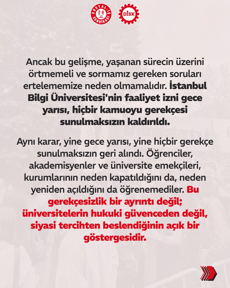 DİSK Sosyal-İş tweet media