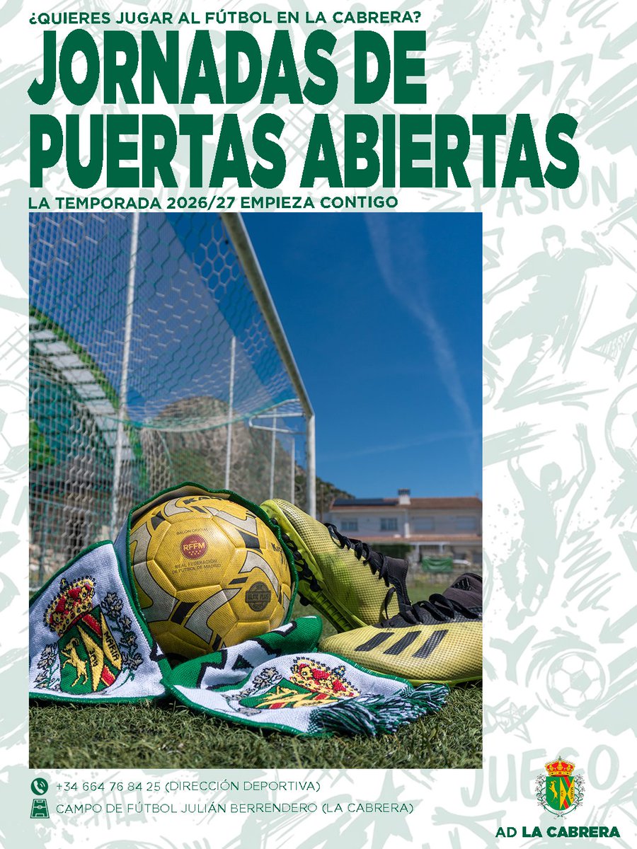 AD LA CABRERA 💚🤍⚽️ tweet media