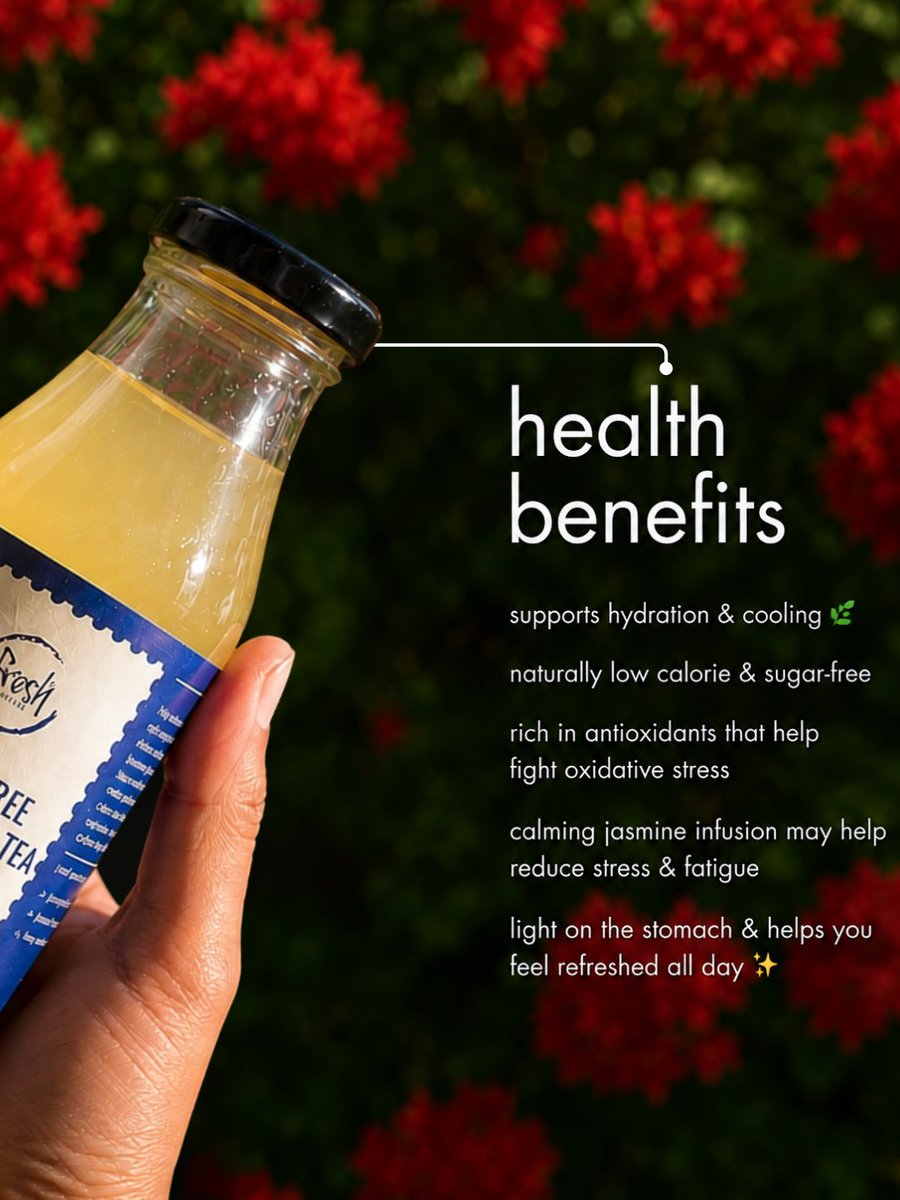 freshpress82318's tweet photo. This is what summer tastes like ☀️
#FreshPressery #SugarFreeIcedTea #JasmineIcedTea #HealthyDrinksBangalore #ColdPressedJuice #WellnessCafe #HealthyCafeBangalore #KoramangalaCafe #SugarFreeDrinks #SummerDrinks #RefreshingBeverages #HealthyLifestyle #LowCalorieDrinks https://t.co/3lMVnPwsnr