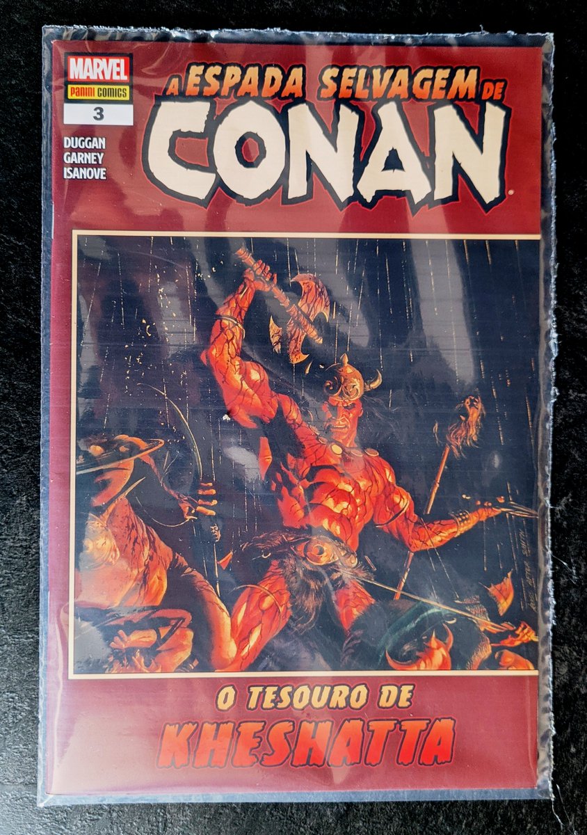 baudegibi's tweet photo. A Espada Selvagem de Conan 1ª Série - n° 3
https://t.co/6ciaEEnloO
.
Condição: Nova e Lacrada!
.
Ficha Técnica:
Publicado em: fevereiro de 2020
Editora: Panini
Categoria: Revista Periódica
Número de páginas: 52
Formato: Americano (17 x 26 cm)
Colorido/Lombada com grampos https://t.co/RHXdhVCzgz
