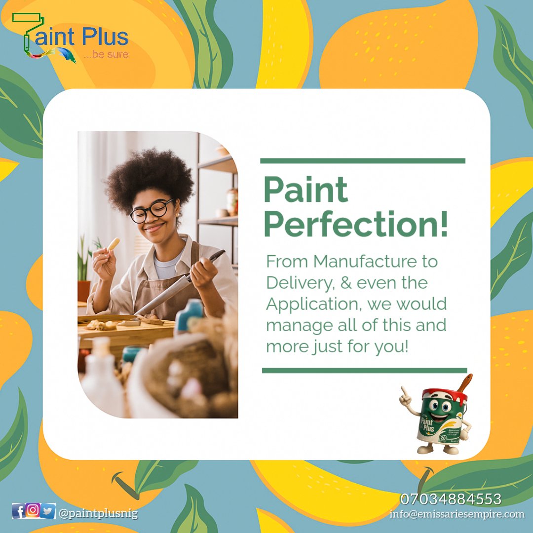 paintplusnig's tweet photo. Our work can only be described as "Paint Perfection". From manufacture to delivery and application. We have got you covered. Reach out to us today. https://t.co/q0Thp8kTgJ