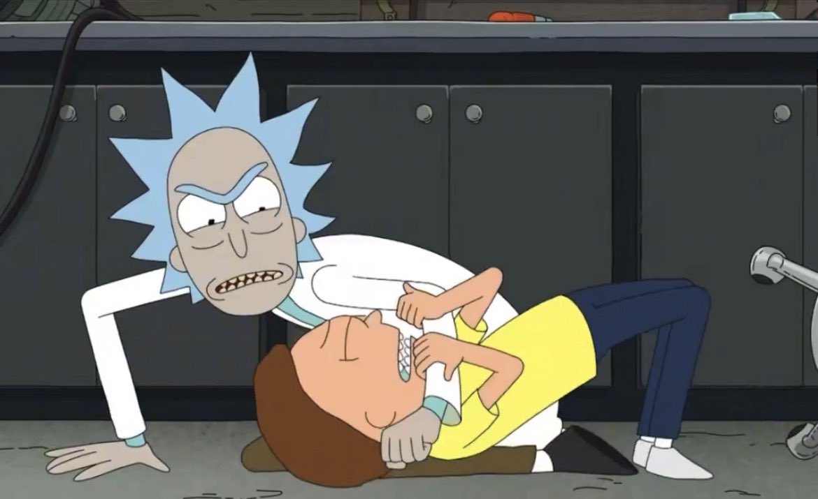 ɔᴉxoʇ morty🍏 tweet media