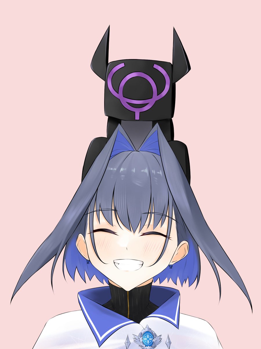 KirisakiLychee's tweet photo. the hat that makes her happy by forgetting the past💙
 #kronillust #ENreco https://t.co/WetqlEA9Jn