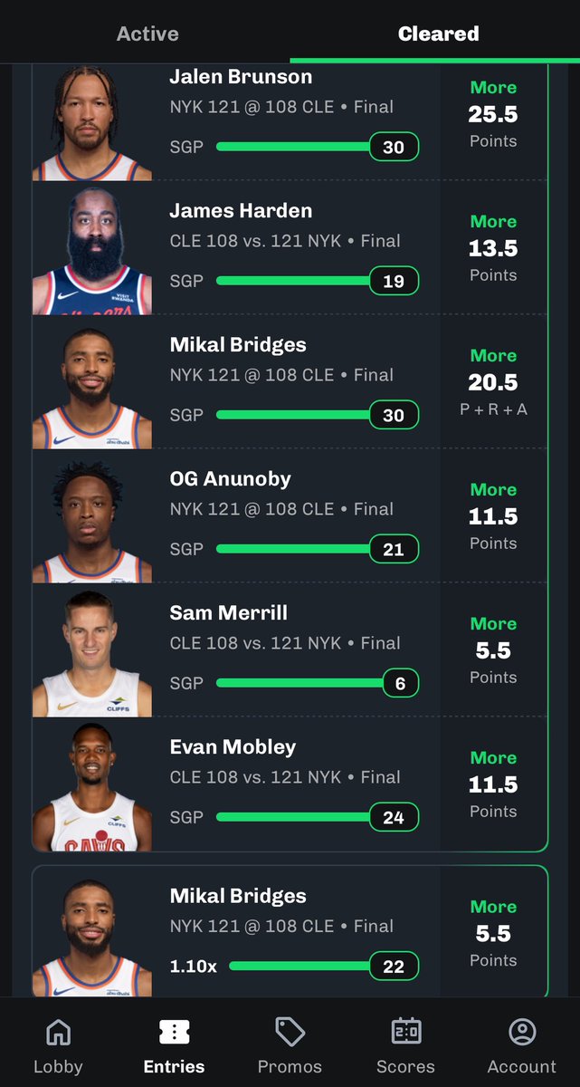 kviiing's tweet photo. @jrocthebanned90 @10_goodbets @VinceBurks @NBA @okcthunder @shaiglalex It’s cool I’m getting my coin back with the  game tonight. Running this back again 👇 https://t.co/kULGqaJbFB