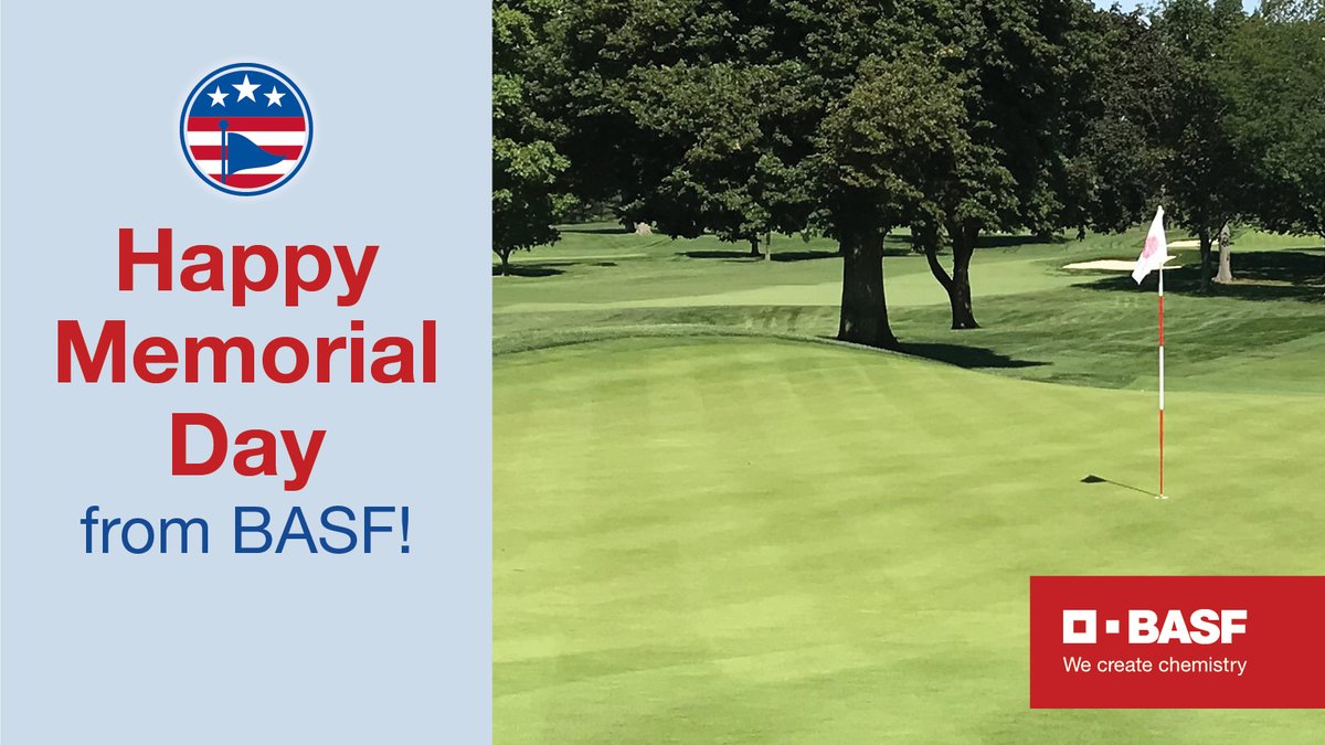 BASFTurf_us's tweet photo. Thanks to all the superintendents out there who make Memorial Day special for golfers. Great work! https://t.co/UlMPzklvNH