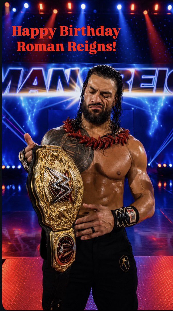RomanMoxFan2010's tweet photo. I hope @WWERomanReigns has a fantastic birthday today! โ๐ฝ๐ฉธ
#25DaysOfRomanReigns https://t.co/9gku5fXoKz