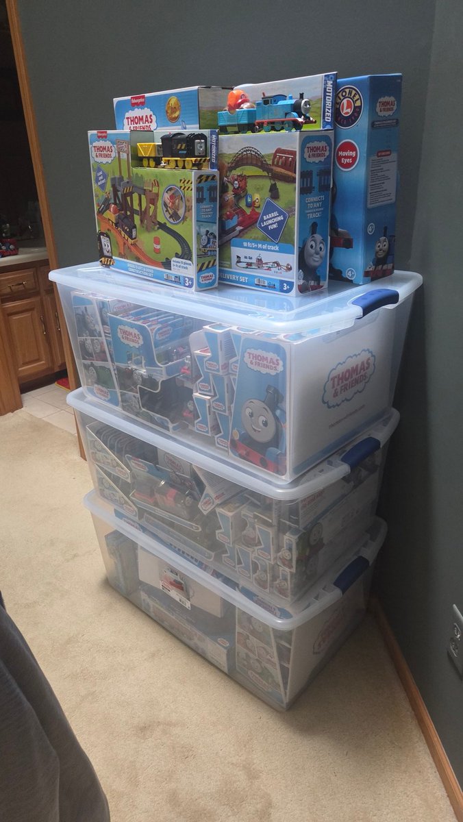 RealThomasTalk's tweet photo. Putting Away all my 80th/AEG in box collection today 😪 https://t.co/MeIbtO2NMR