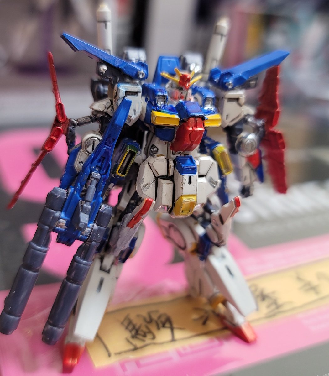 アーティファクトセット アーティファクト ZZ、全塗装完成。 、、、白ランナーにしたあとスミ