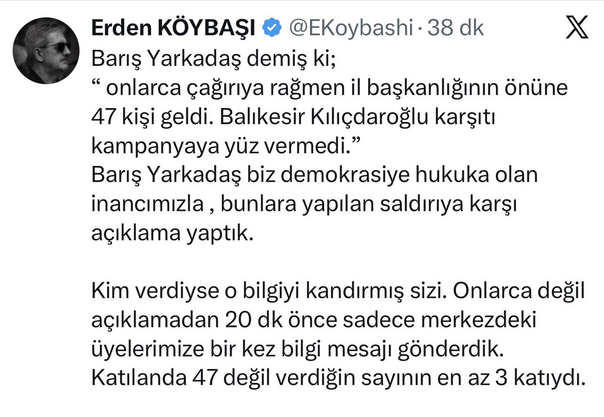 Barış Yarkadaş tweet media