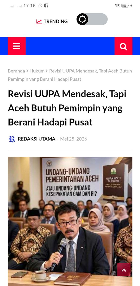 PoelSck's tweet photo. https://t.co/l9wtPRi24J UUPA Mendesak, Tapi Aceh Butuh Pemimpin yang Berani Hadapi Pusat https://t.co/3gK6FhhCDW