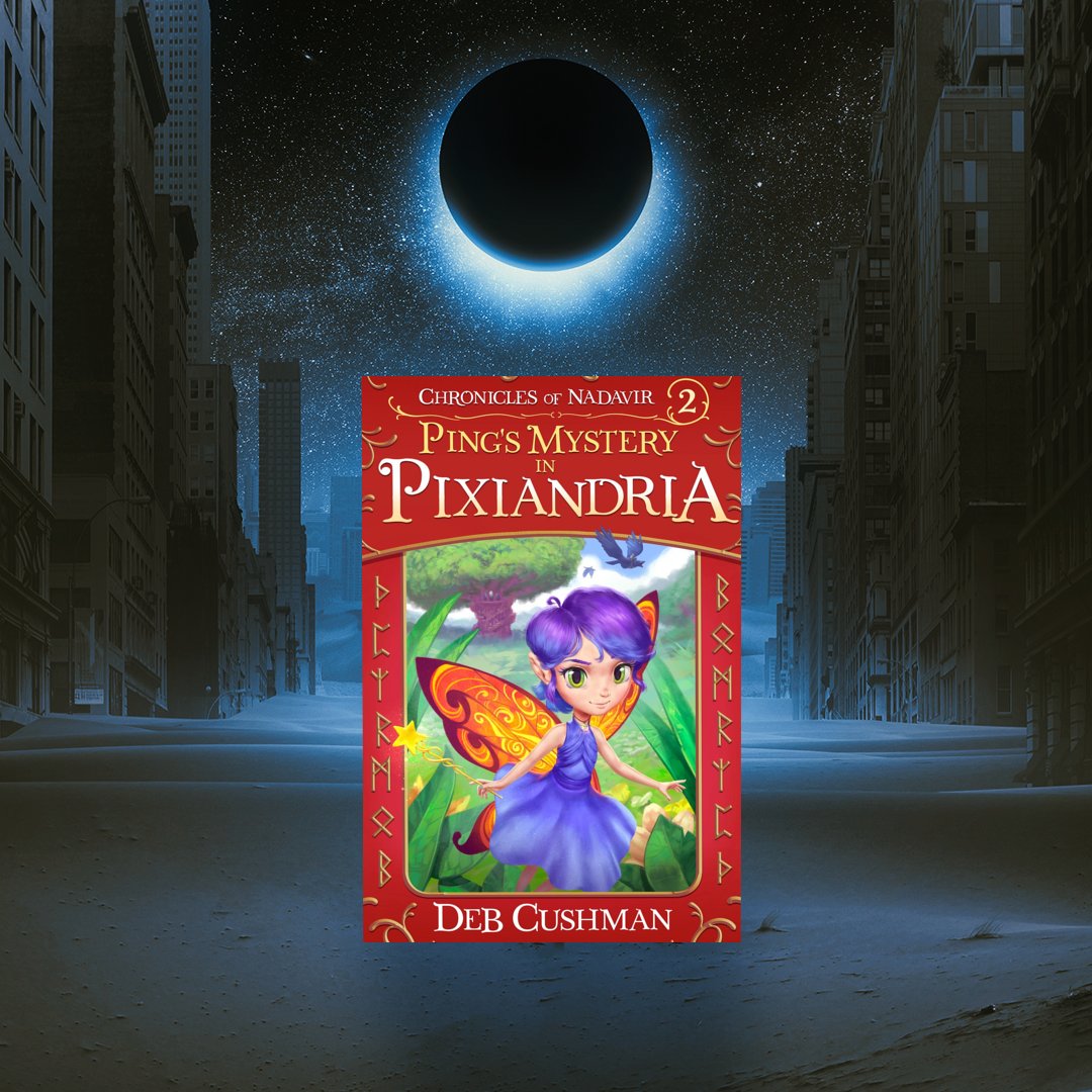 DebCushman's tweet photo. Mystery+fantasy=the perfect combo for curious kids. If your reader likes:
clues hidden in plain sight
twisty questions
magical worlds with secrets
Keep an eye on Ping’s Mystery in Pixiandria. It’s perfect for kids who love wondering, guessing, solving, &amp; funny faery protagonists. https://t.co/mEdmCmq1kS
