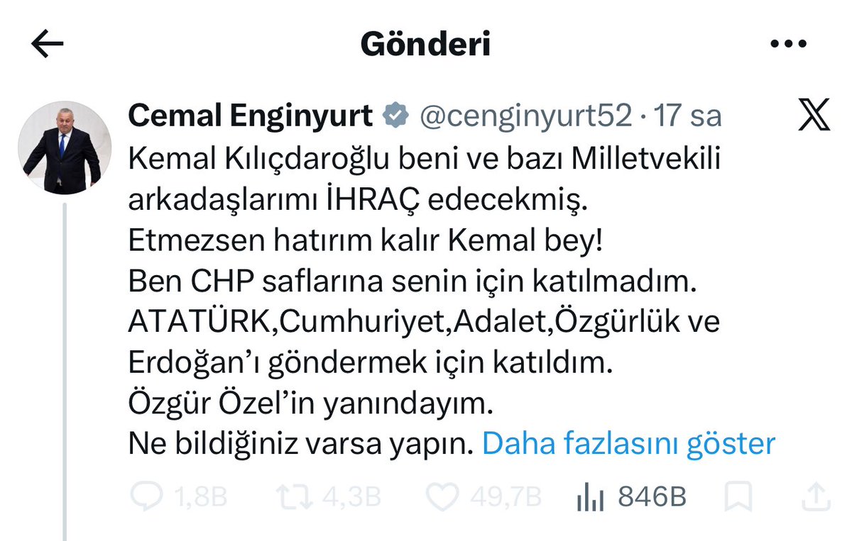 Tolgahan Erdoğan tweet media
