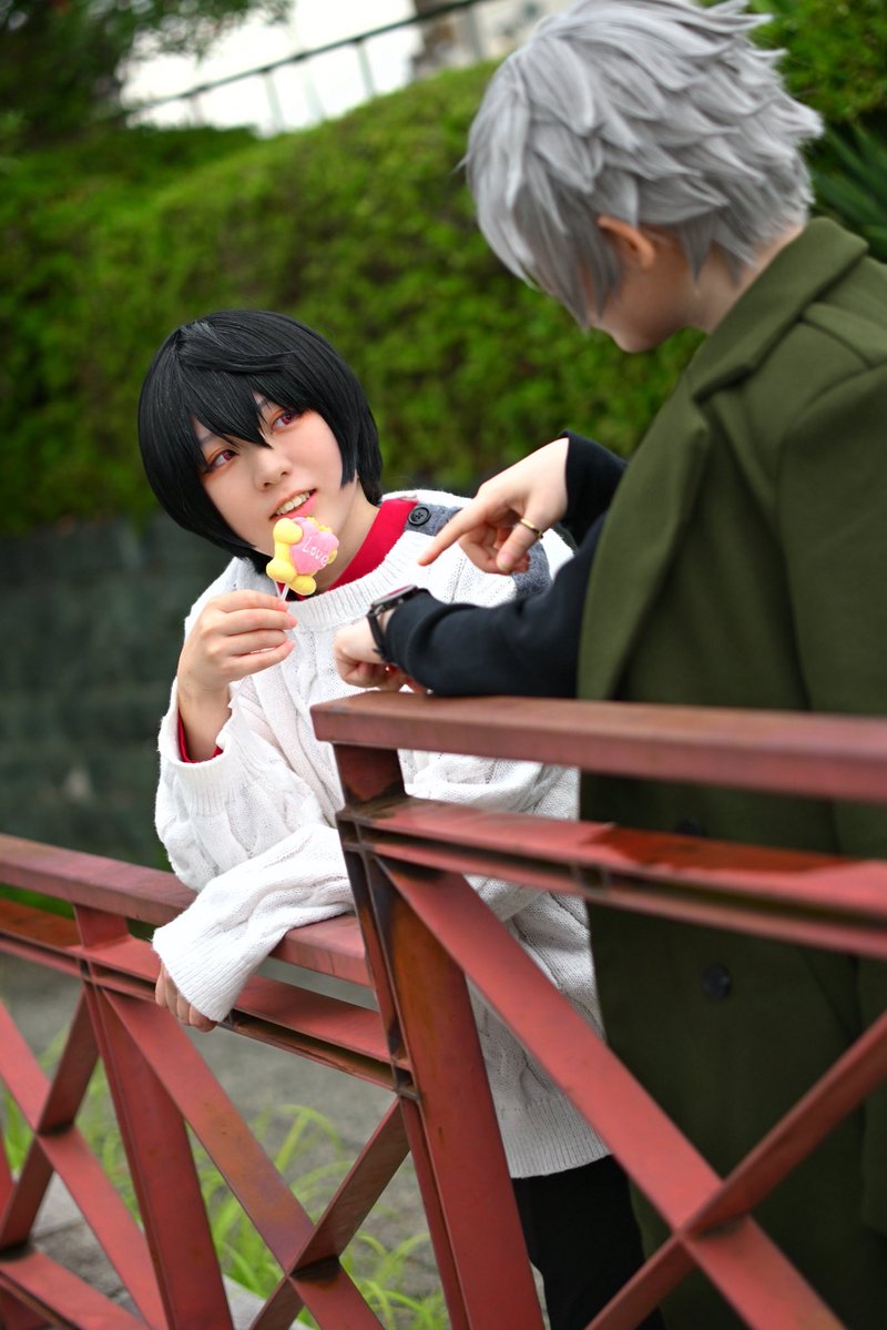 Kiku_sq's tweet photo. cos / enst!!
朔.間.凛.月🐻

　休日のひとコマ

.
せっちゃん:まくろちゃん
photo:真白さん

#マチアソビ https://t.co/YB7yaRA9U1