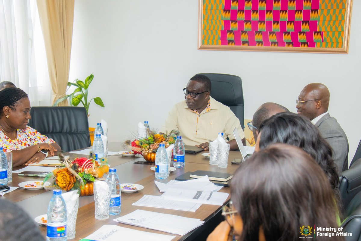 GyakyiQuayson's tweet photo. I had the privilege of chairing the Second Ordinary Meeting of the Audit Committee, which provided an opportunity to review internal processes and reaffirm our collective commitment to institutional accountability.

The meeting formed part of ongoing efforts to strengthen internal controls, promote transparency, improve efficiency, and uphold the principles of good governance within the Ministry of Foreign Affairs.