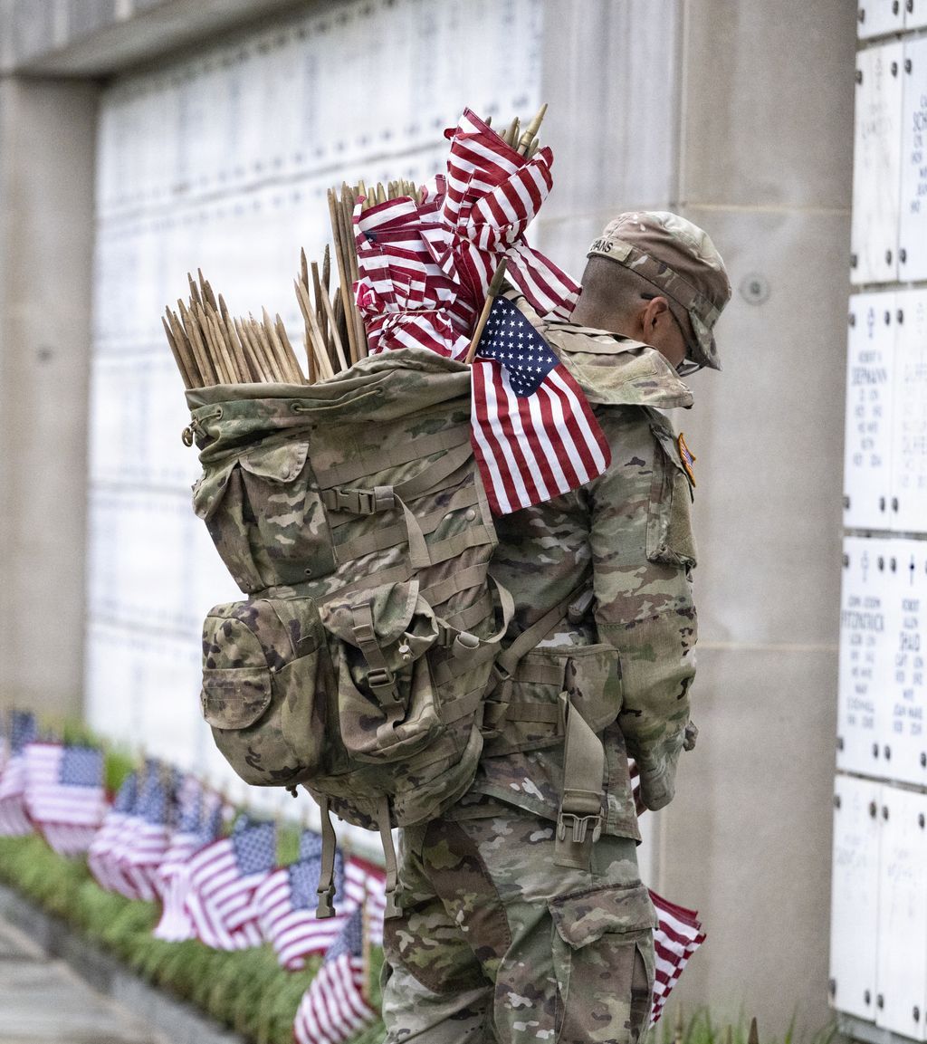 VoteMattWA's tweet photo. Today we remember those who gave their lives in service to this great Nation. 

“Our flag does not fly because the wind moves it. It flies with the last breath of each soldier who died protecting it.” - Unknown https://t.co/j6cfOPhx4W