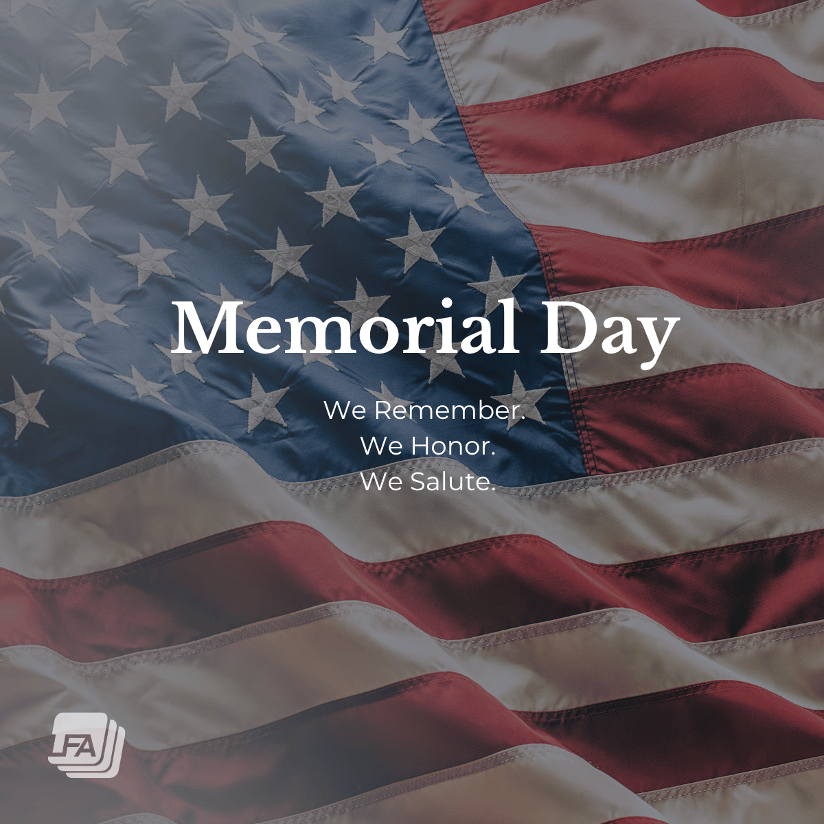 LFA_Machines's tweet photo. This Memorial Day, we honor and remember the brave men and women who made the ultimate sacrifice in service to our country.

From all of us at LFA Machines, thank you for your service and sacrifice. https://t.co/on4t1ibgRm