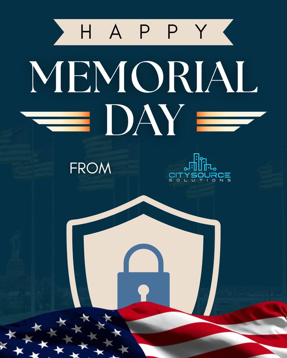 citysource_'s tweet photo. On this Memorial Day, we pay tribute to the military heroes who sacrificed their lives to ensure the safety and liberty of our communities. Their profound selflessness inspires us to serve our neighbors with renewed purpose. https://t.co/KQuqRVLcWY