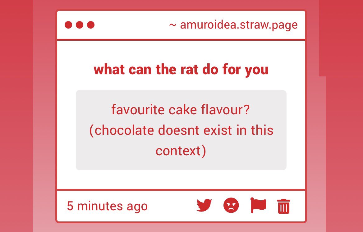 ᓚ rat ! tweet media