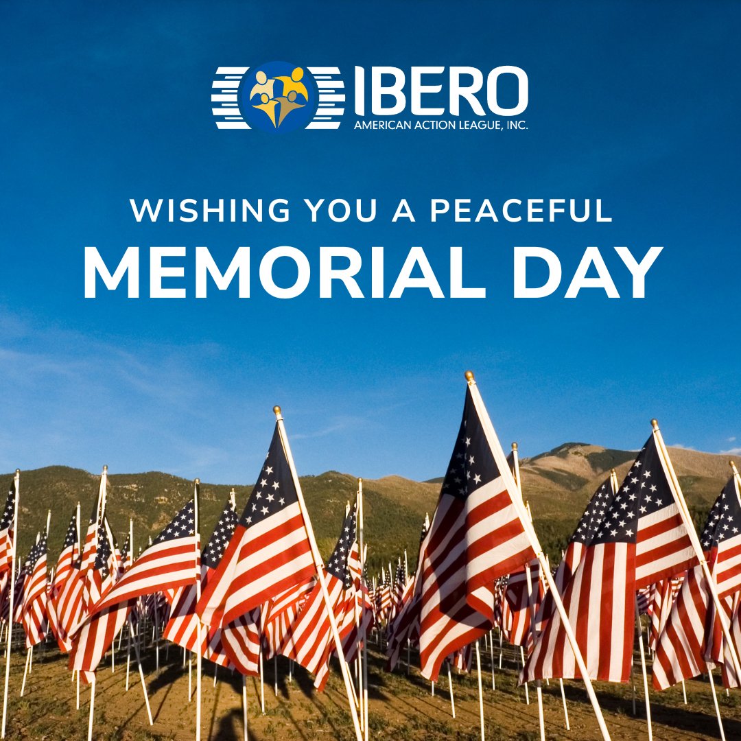IberoRoc's tweet photo. On this Memorial Day, we honor and remember the brave souls who gave their lives in service to our country. Wishing our community a peaceful day filled with reflection, gratitude, and togetherness. 🤍

#MemorialDay #Ibero https://t.co/jzBVU8TF54