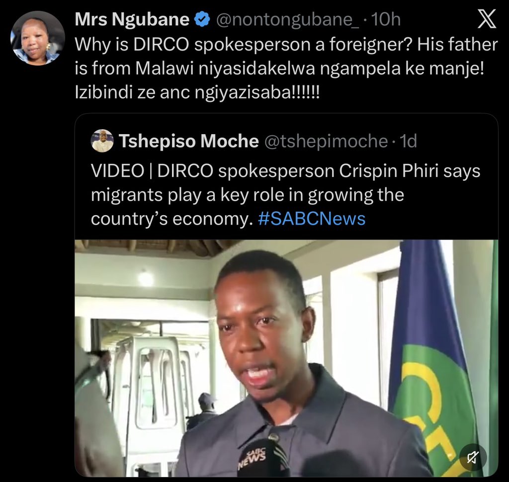 Mmusi Maimane MP tweet media