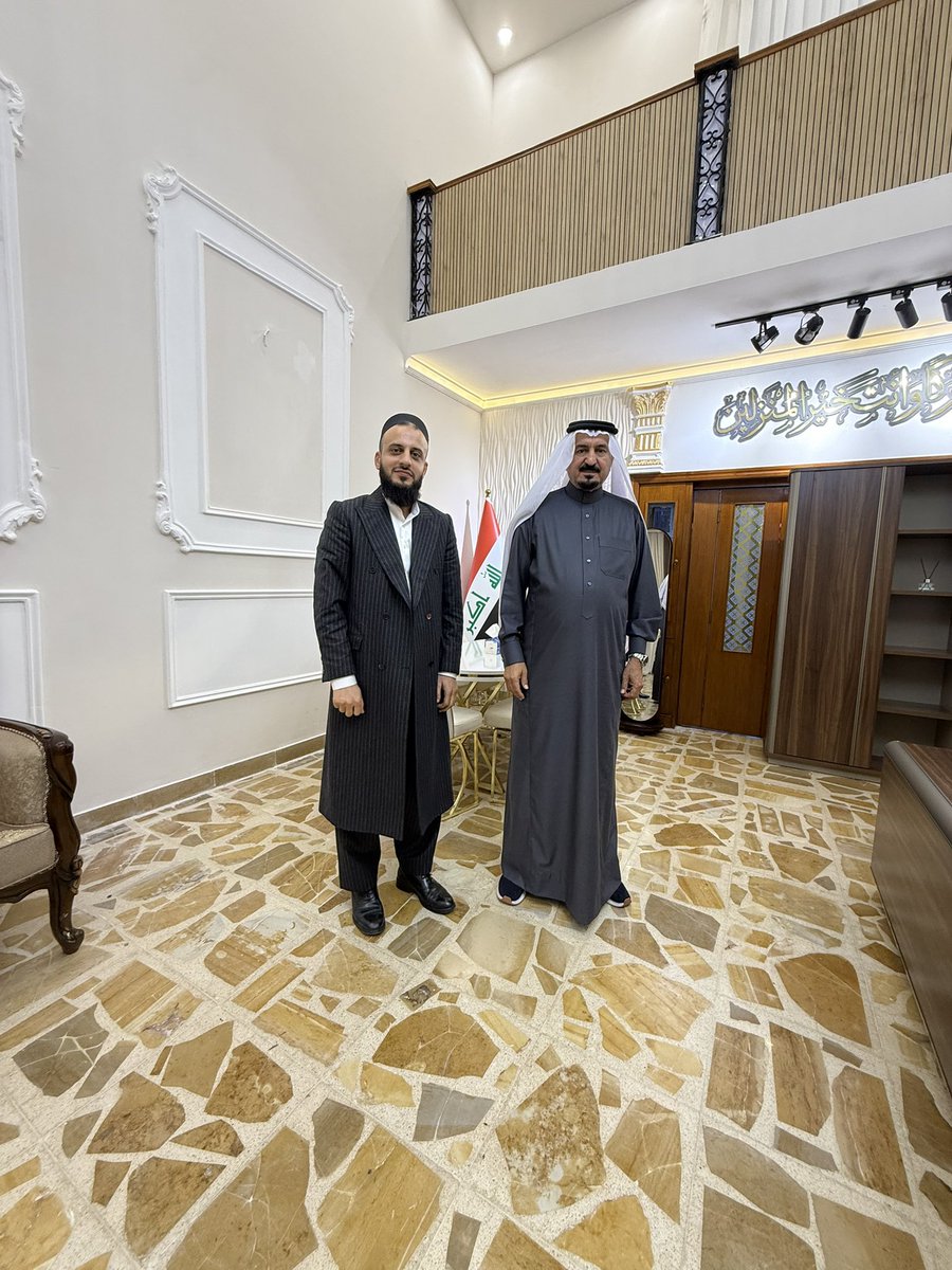 AbdssmtK's tweet photo. 📍Iraq

Bağdat’ta  verimli bir ziyaret gerçekleştirdim.

Irak'ın köklü, etkin ve uzun yıllardır Irak siyasetinde önemli rol oynayan, mevcut başbakanın da mensubu olduğu ailelerinden birinin lideri, Dr. Şeyh ile bir araya geldim.

Kendisiyle yaptığımız görüşme oldukça samimi, +++ https://t.co/rrf0ZGPQjj