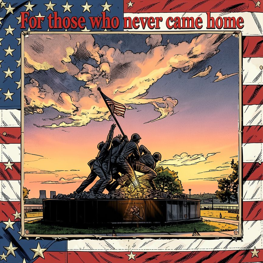 comicbookdotpro's tweet photo. Freedom isn’t free. Remembering those who paid the ultimate price. #MemorialDay https://t.co/m7SoB9AhZO