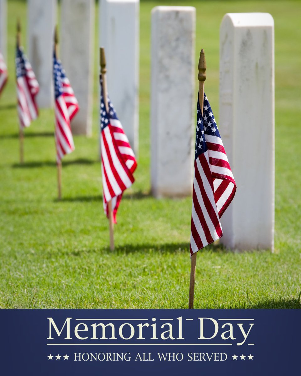TheIRAFinancial's tweet photo. Today we pause to honor the men and women who gave everything in service to this country.

Their sacrifice is the foundation of every freedom we enjoy. We don't take that lightly.
Thank you to all who served, and to the families who carry their memory.

Our offices are closed today. We will resume normal business hours tomorrow.