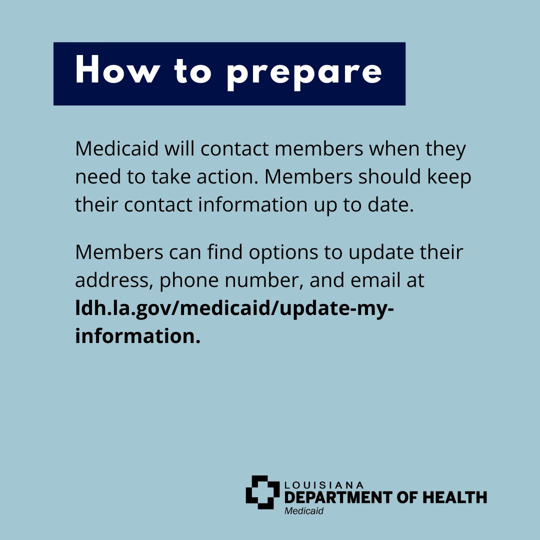 Louisiana Department of Health tweet media