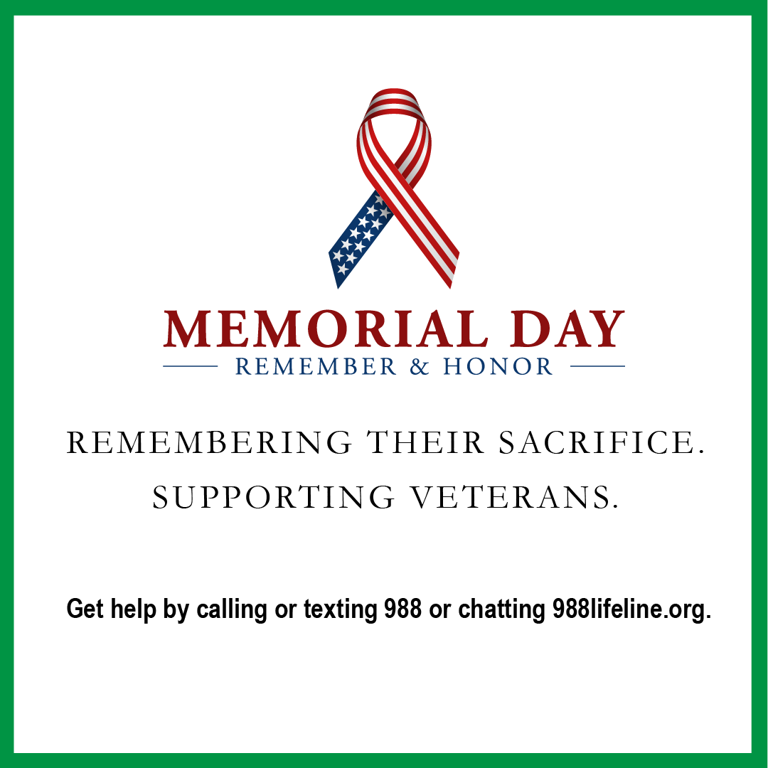 BGCGTC's tweet photo. This Memorial Day, we honor those who made the ultimate sacrifice for our country. To veterans facing grief, crisis, or trauma —you are not alone. Support is available: https://t.co/85MHwjAecW #MemorialDay #SupportforVeterans https://t.co/gOmH0PCHAz