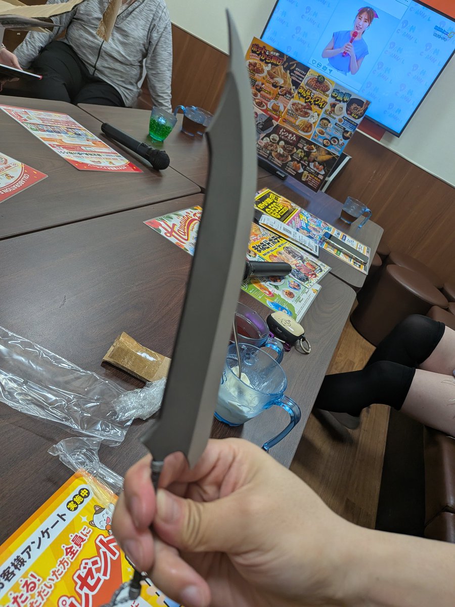 ray_0_zero's tweet photo. 斬月！
(友達が1000円ガチャで当てた笑) https://t.co/CJ9MixiVcl