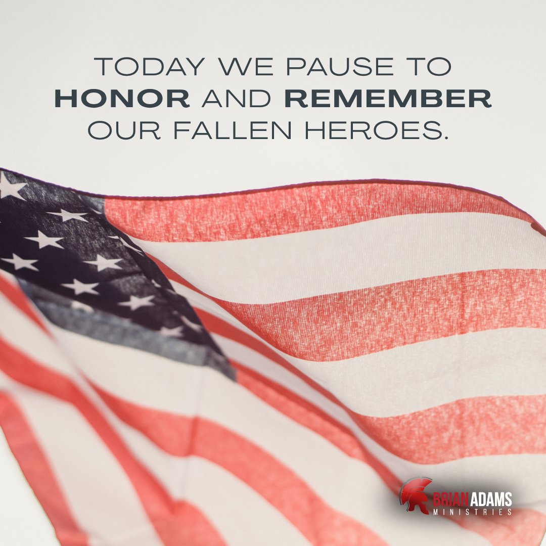 DrBrianAdams's tweet photo. Today we pause to honor and remember the brave men and women who gave all for our freedom.

#MemorialDay #HonorTheFallen #RememberTheBrave #FreedomIsNotFree #CourageAndSacrifice https://t.co/wZhYmcbB2J