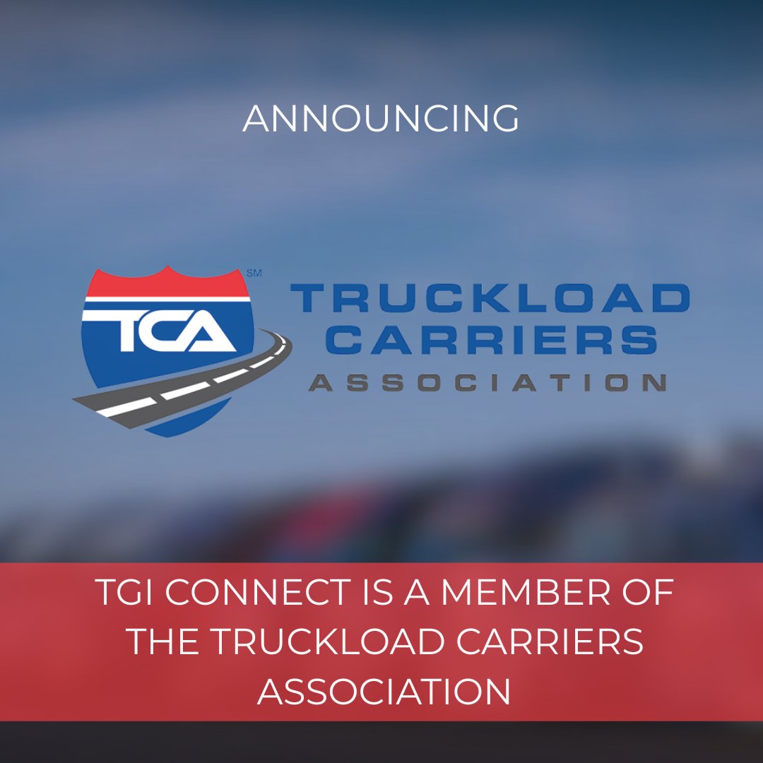 TGI_Connect's tweet photo. TGI Connect is a proud member of the Truckload Carriers Association, helping carriers improve utilization, reduce downtime, and turn trailer data into measurable results.

Connect with Mekashe Lal on LinkedIn to get started. https://t.co/Yb8tcLUJfp