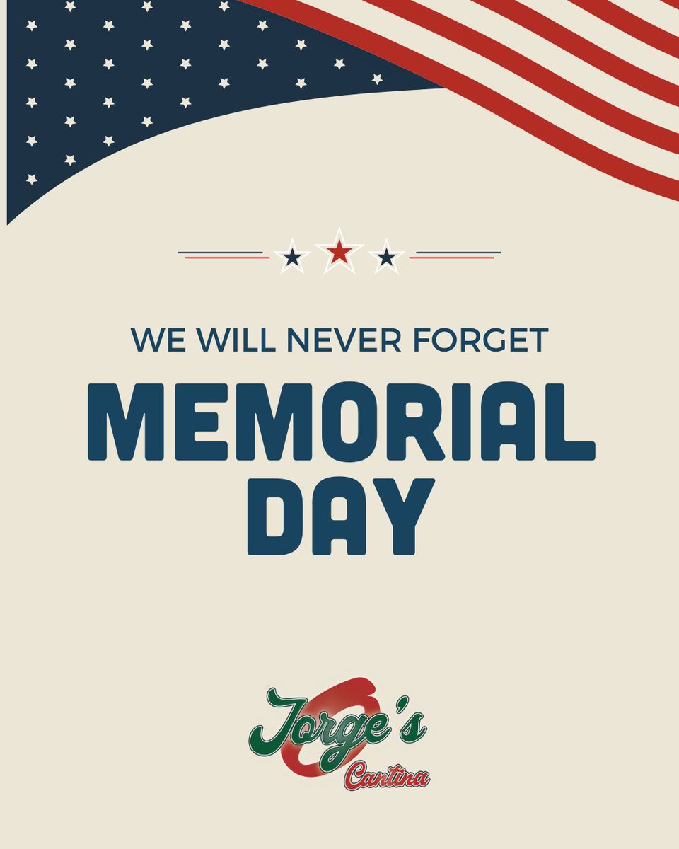 jorgeswaco's tweet photo. Today, we honor the brave men and women who sacrifice for our country. We invite you today to join us in raising a glass in their memory and in gratitude. 🇺🇸

#JorgesWaco #WacoTexas https://t.co/d77D2HSw0s