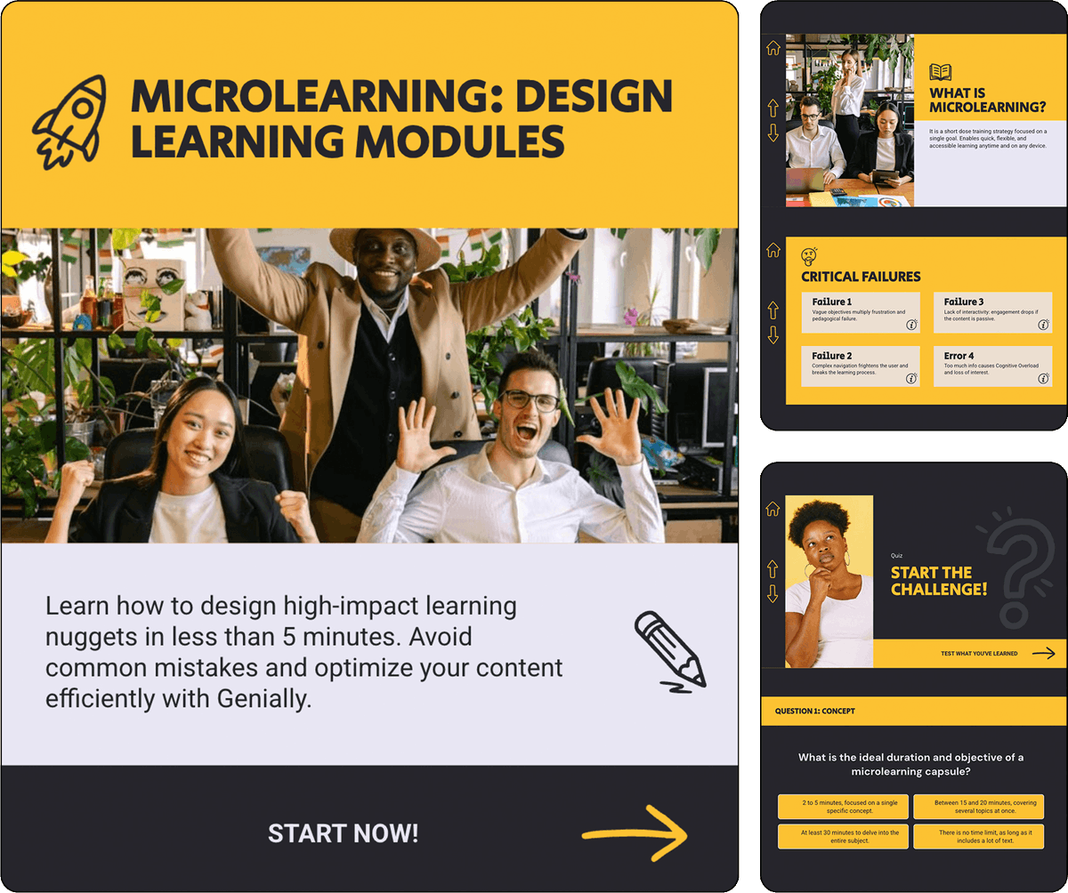 genially's tweet photo. We know you’re going to love this: a brand-new template to refresh your content and present information in small, easy-to-digest doses. Design your own learning bites in no time: https://t.co/0vN1PWyPfk https://t.co/KKSRkqaIuK
