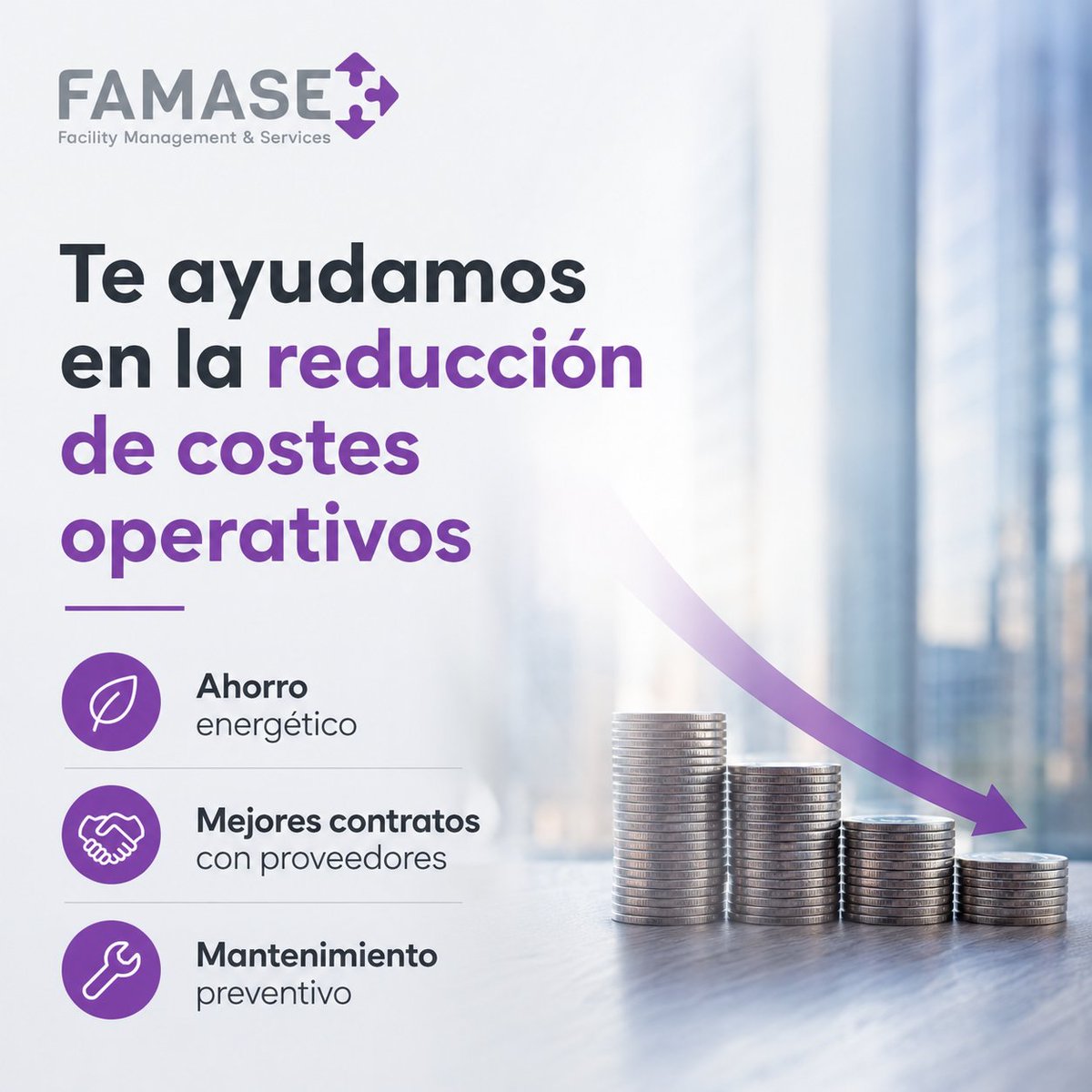 FamaseFm's tweet photo. Medidas como instalar sistemas de iluminación más eficientes o ajustar la climatización de forma inteligente ayudan a reducir consumos y optimizar recursos 🌱⚡Además, centralizar servicios como limpieza 🧹, seguridad 🛡️ o mantenimiento 🔧 permite negociar mejores condiciones. https://t.co/qxQkx1hPuJ